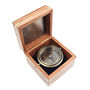Personalised Heritage Gimbal Compass Gift With Wooden Box, thumbnail 5 of 12