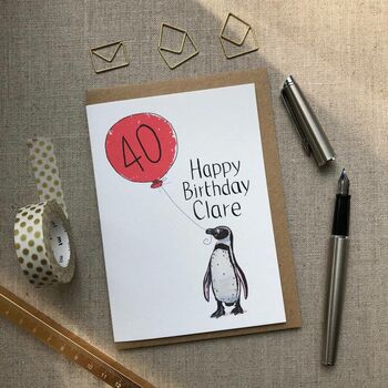 Personalised Bedlington Terrier Birthday Card, 5 of 5