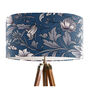 Blue And Grey Floral Lampshade, Lysandra Blue, thumbnail 6 of 6