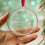 First Christmas Married Mr And Mrs Acrylic Ornament 2025, thumbnail 4 of 8