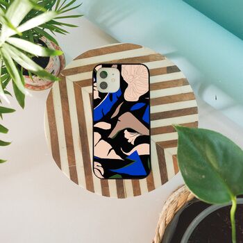 Blue Tropical Biodegradable Phone Case, 4 of 7
