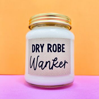 Dry Robe Wanker Funny Candle, 2 of 6