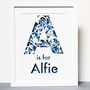 Personalised Name Paper Cut Picture Nautical Theme, thumbnail 2 of 7