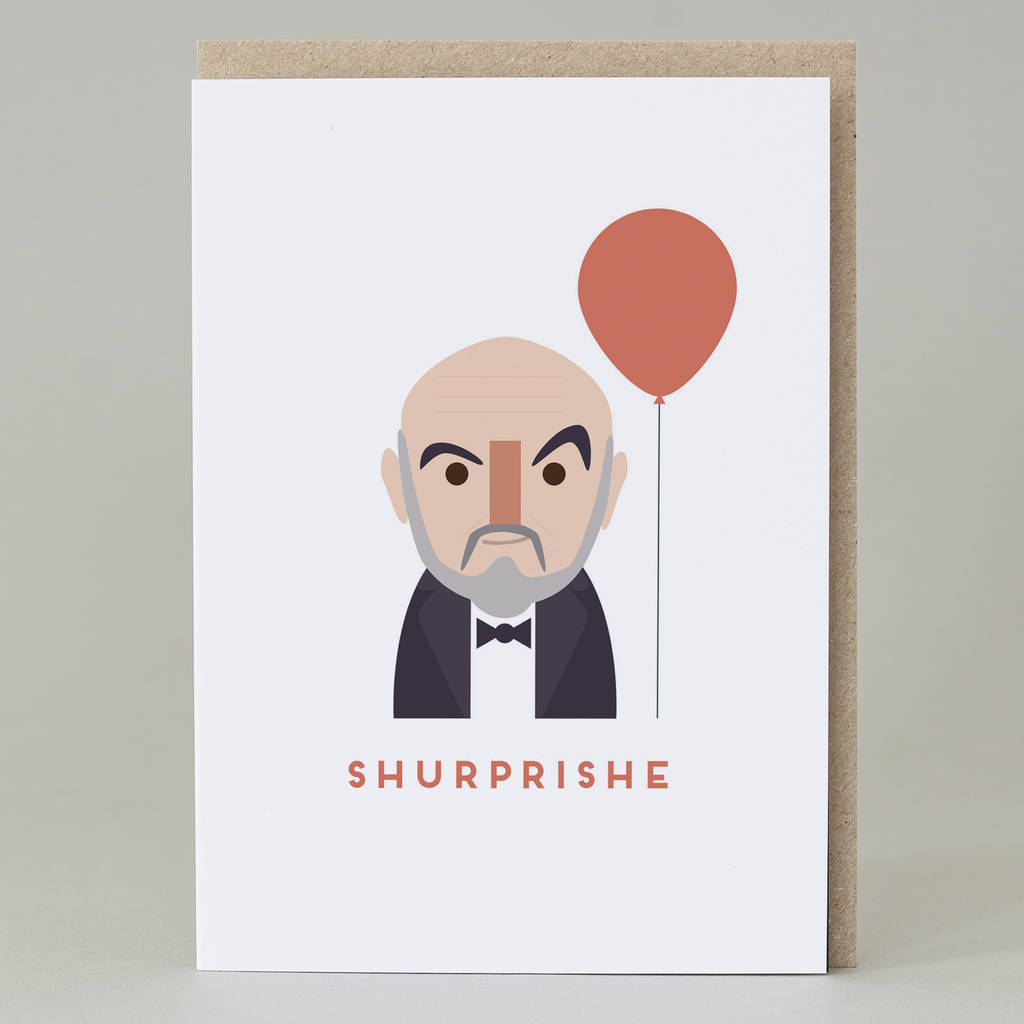 'Shurprishe' Birthday Card, 1 of 2