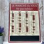 French Shopping List Pense Bete Planner Reusable Grocery Checklist, thumbnail 7 of 9