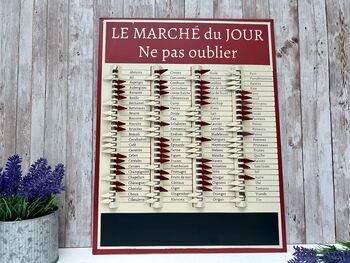 French Shopping List Pense Bete Planner Reusable Grocery Checklist, 7 of 9