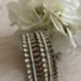 Indian Gold Plated Kundan Antique Bangles Two.Eight, thumbnail 1 of 8