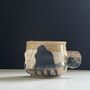 Ceramic Splatter Coffee Cups: Espresso Lovers' Gift In Hand Painted Splash Designs, thumbnail 1 of 7