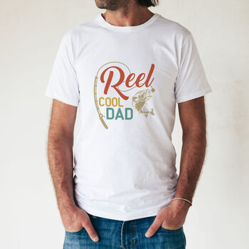 Reel Cool Dad Fishing Tshirt, 4 of 4