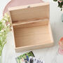 Personalised Flowers Keepsake Box For Special Friend Or Mothers Gardening Gift, thumbnail 3 of 4