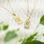 Personalised Sun Tarot Card Necklace, thumbnail 2 of 6