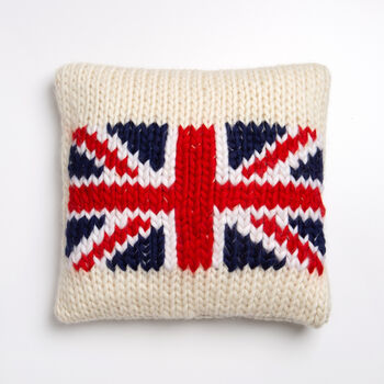 Union Jack Cushion Knitting Kit, 2 of 6