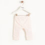 Pink Organic Cotton Bodysuit And Legging Set, thumbnail 3 of 6