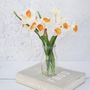 Silk Flower Daffodil Bouquet, thumbnail 4 of 5