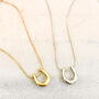Chunky Horseshoe Pendant Necklace, thumbnail 1 of 3