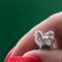 Pomeranian Dog Sterling Silver Jewellery Charm, thumbnail 1 of 9