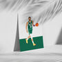 Jayson Tatum Boston Celtics Basketball Poster, thumbnail 2 of 4