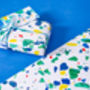 Green Terrazzo Wrapping Paper Set, thumbnail 4 of 7