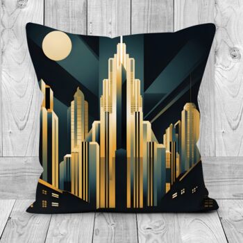 Urban Horizons Art Deco Hand Made Cushions Design Two, 5 of 8