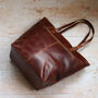 Leather Shoulder Bag Tote, thumbnail 4 of 6