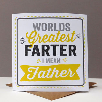 Farter Funny Father Card, 5 of 5