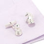 Chess Cufflinks In Solid Sterling Silver, thumbnail 1 of 3