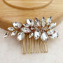 Delicate Gold Hair Comb, thumbnail 3 of 4