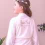 Personalised Wedding Dressing Gown For The Bride, thumbnail 6 of 12