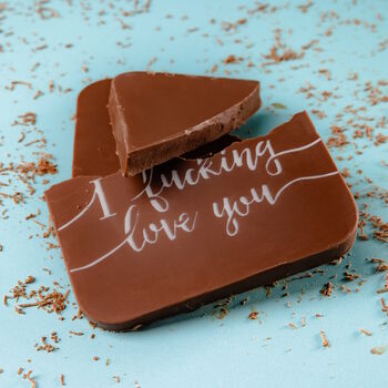 'I Fucking Love You' Chocolate Bar, 3 of 10