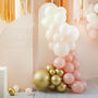 Peach And Gold Balloon Arch Kit, thumbnail 1 of 3