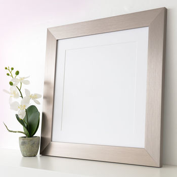 Bespoke Brushed Silver Picture Frame, 3 of 3
