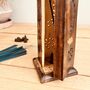 Brass Elephant Inlay Incense Tower Burner Box, thumbnail 5 of 10
