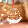 Personalised First Christmas As My Grandma Bauble Keepsake, thumbnail 3 of 5