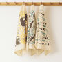 Organic Cotton Tea Towel | Wildlife Collection, thumbnail 1 of 4