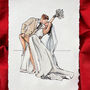 Personalised Couple's People Portrait In Watercolour, thumbnail 3 of 7