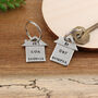 Housewarming Gift New Home House Shaped Keyring, thumbnail 6 of 8