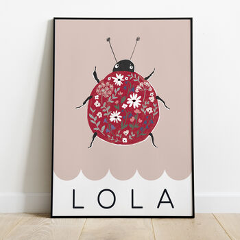 Personalised Ladybird Print, 2 of 3