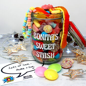 Personalised Retro Sweets Jar, 5 of 5