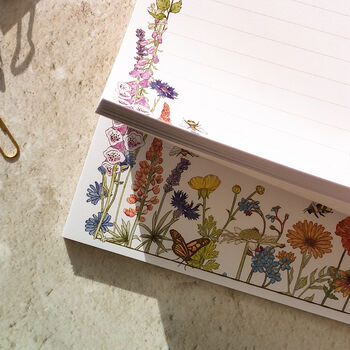 Cottage Garden Wildflower A5 Notepad, 4 of 6