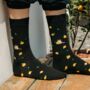 Unisex Organic Cotton Socks, Brown Cat Socks, thumbnail 1 of 3