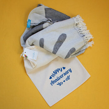 Love Towels, Throws, Personalised Anniversary Gift, 9 of 12