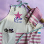 Personalised Cotton Apron Tea Towels, Gift For Her, thumbnail 4 of 12