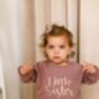 Embroidered Big/Little Sibling Jumpers Brother And Sister Available, thumbnail 9 of 10