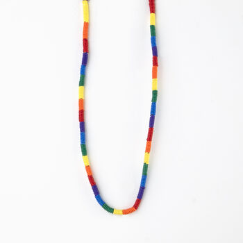 Just Like Us Woven Pride Necklace, 2 of 11