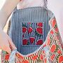 Fair Trade Watermelon Quilted Cotton Tote Bag, thumbnail 2 of 2