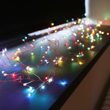 Mains Powered LED Rainbow Firefly String Lights, 2 of 2