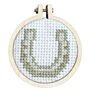 Wishing You Luck! Mini Matchbox Cross Stitch Kit, thumbnail 7 of 7