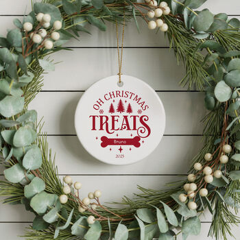 Personalised Dog Pet Christmas Bauble, 5 of 10