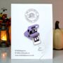 Retro Ghost Camera Halloween Enamel Pin Badge, Halloween Gifts, thumbnail 1 of 8