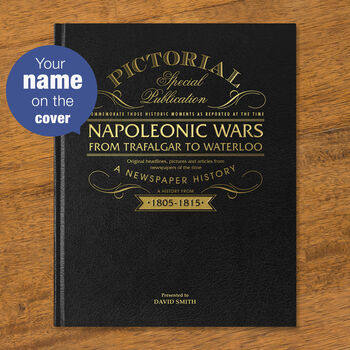 Napoleonic Wars Personalised War History Deluxe Book, 2 of 12